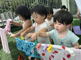 お洗濯、いっぱい干せたよ⭐︎