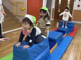 落ちないようにそーっとね！
