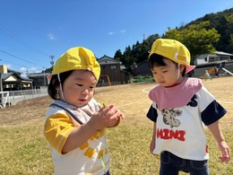 〜ねこじゃらしをみつけて〜ふわふわしてる(ねこじゃらし)、面白いな