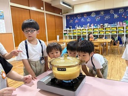 こうやってごはんになるんだ〜