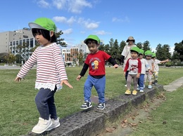 一本橋★落ちないように・・・