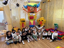 ももさんの遺跡完成！たくさん作るの楽しかったよ！