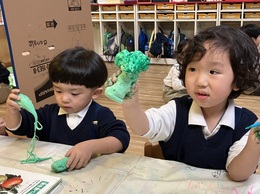 〜野菜作り〜「(本物の)ブロッコリーみたい」