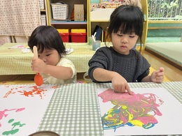 ⭐︎シェービングアート⭐︎ ゆびでぬりぬり・・