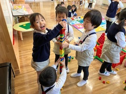 高いお家の完成！