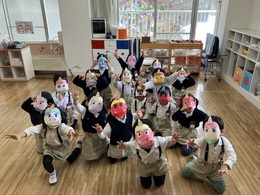 がお〜！強い鬼をやっつけたぞ！